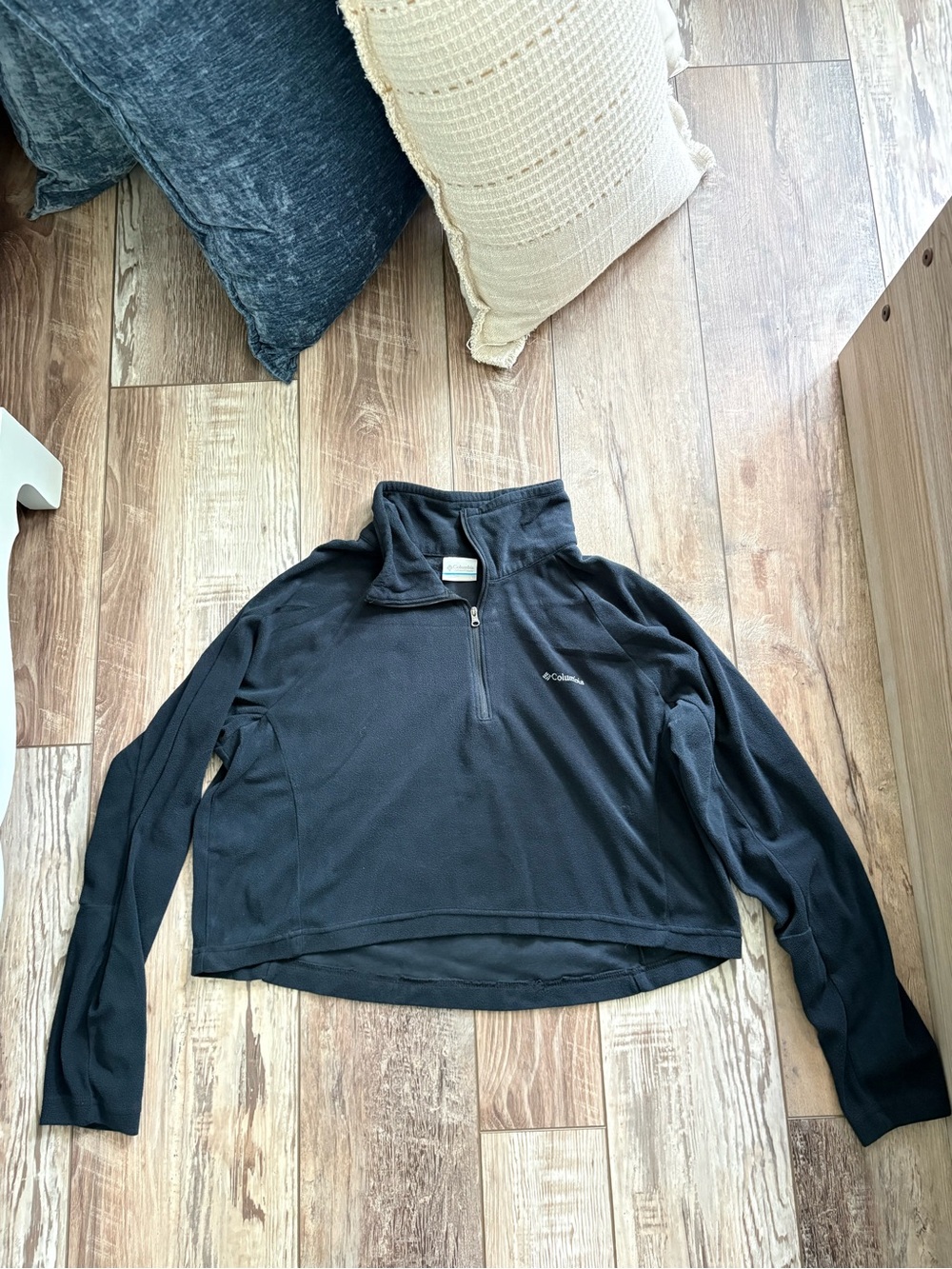 Columbia Women's Black Quarter-Zip Fleece Pullover